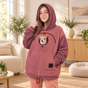 Cozy Hands-Free Pet Bonding Hoodie