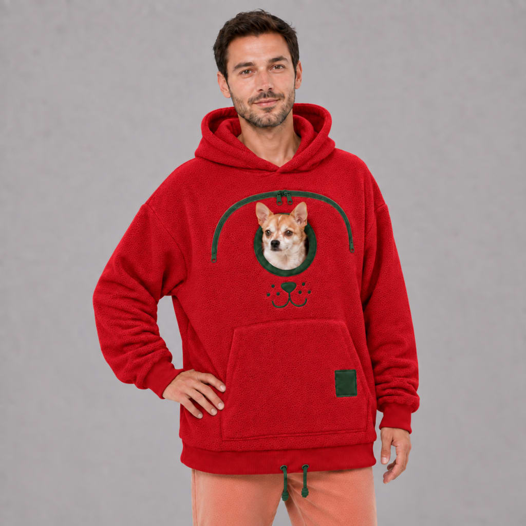 Cozy Hands-Free Pet Bonding Hoodie