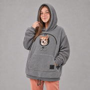 Cozy Hands-Free Pet Bonding Hoodie