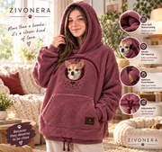 Cozy Hands-Free Pet Bonding Hoodie